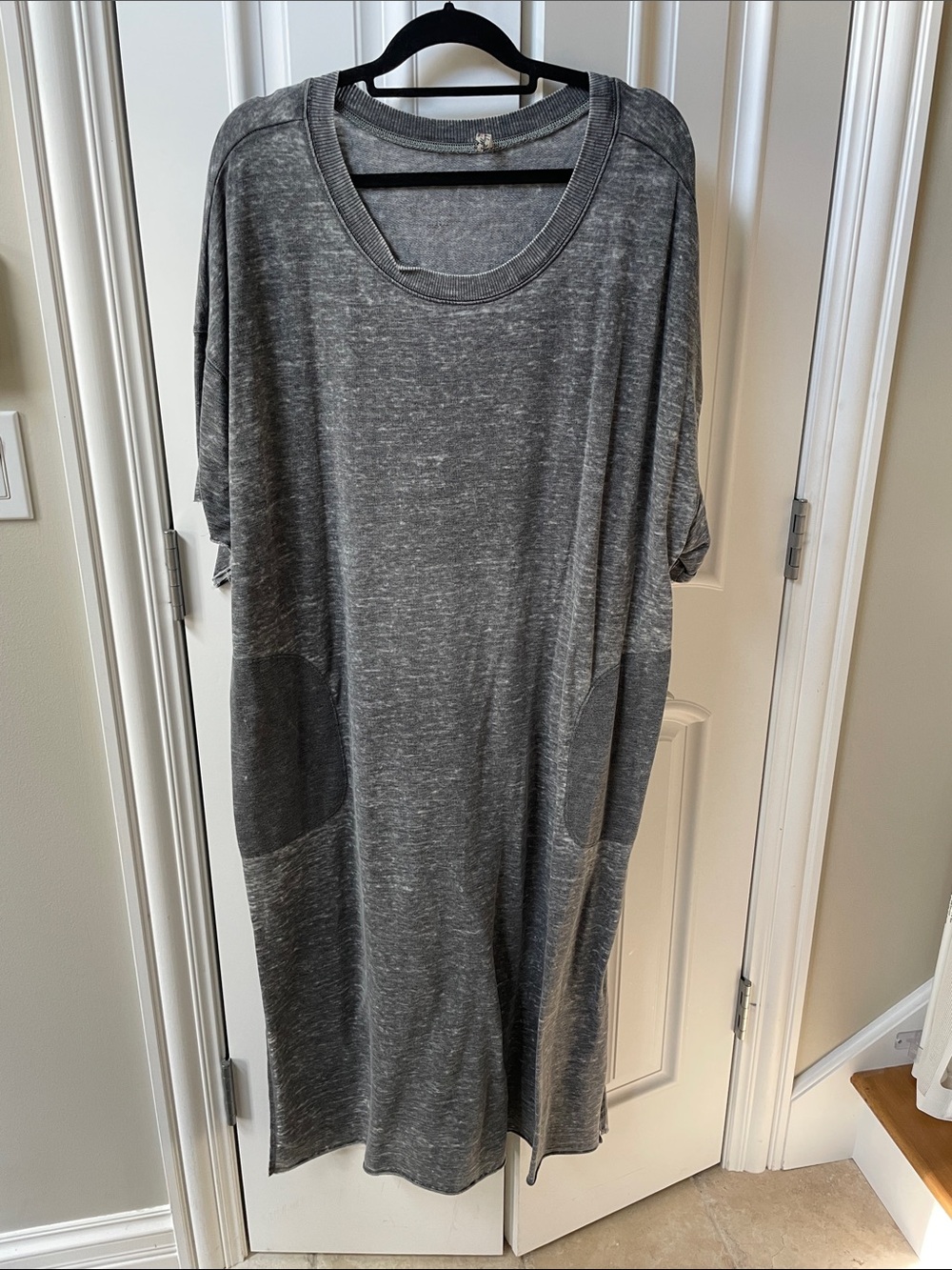 Intimately by free people grey Short-Sleeve Casual dress with pockets